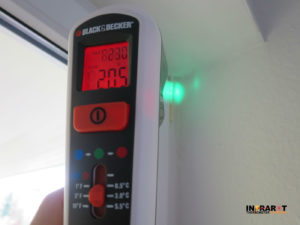 Bild Infrarot Thermometer Black und Decker Energiespar-Detektor TLD 100